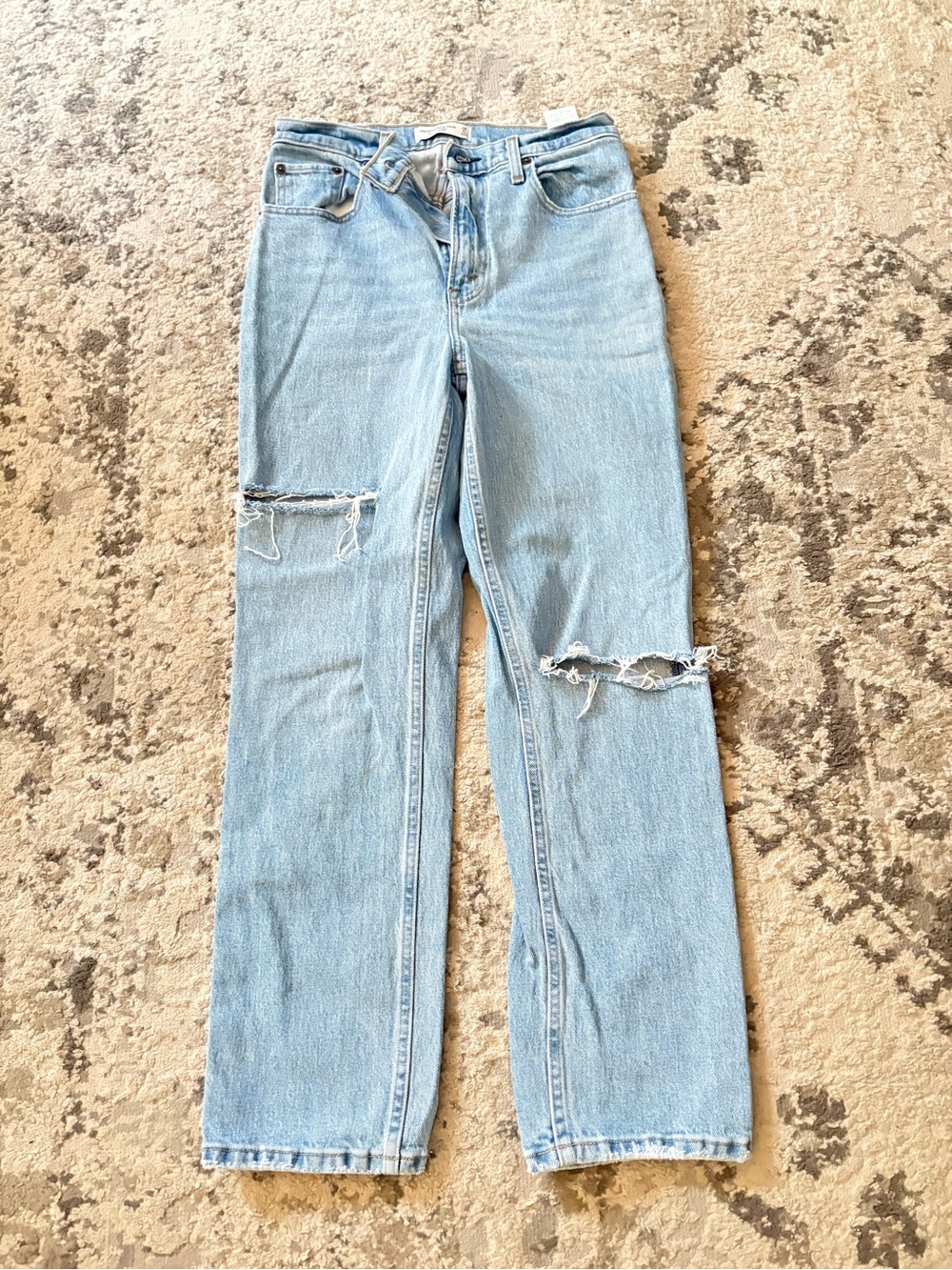 Abercrombie & Fitch 90's Straight Straight, Ultra High Rise